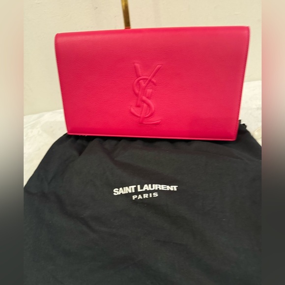 YSL clutch
Saint Laurent
Belle de Jour Clutch Leather Large (like new) - Picture 3 of 13